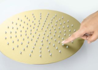 Верхний душ Aquatek AQ2075BG 30 см шлифованное золото